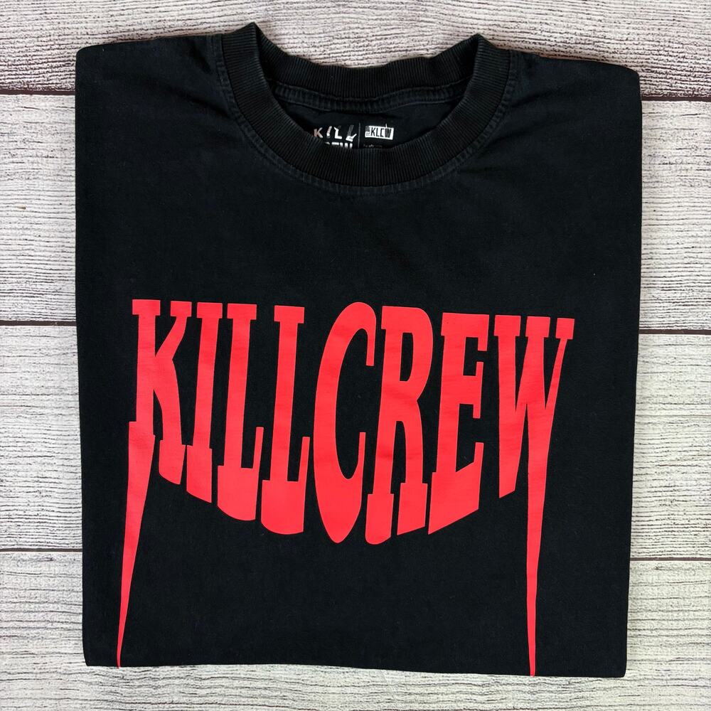 Kill Crew Fangs Oversized Baggy Short Sleeve Hypebeast Streetwear T-shirt